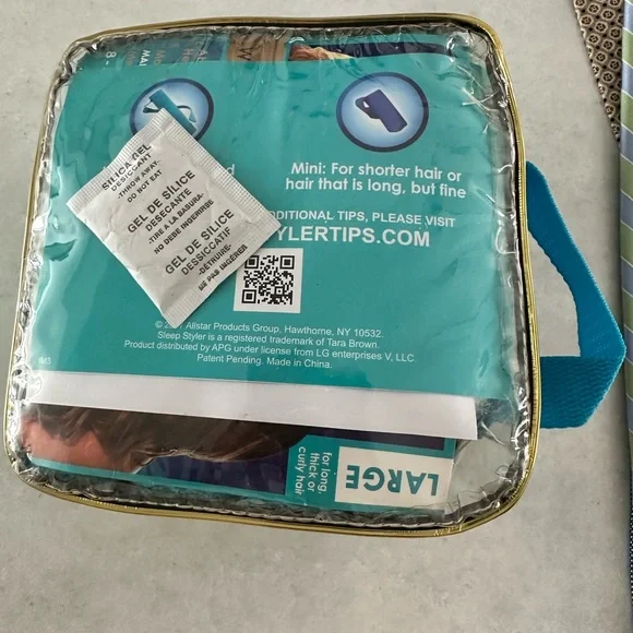 The Sleep Styler Hair Curling Set - Navy Blue - Picture 2 of 2